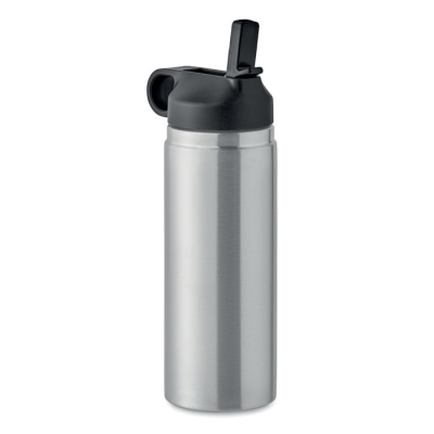 Picture of DOUBLE WALL BOTTLE 500 ML in Silver.