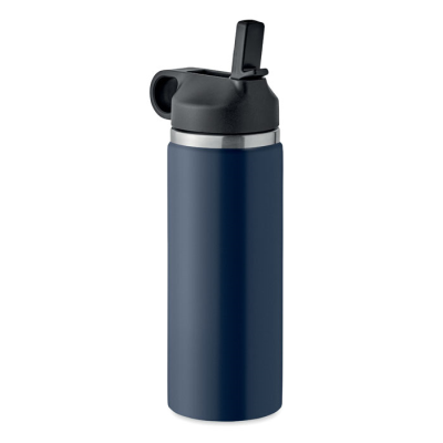 Picture of DOUBLE WALL BOTTLE 500 ML in Blue.