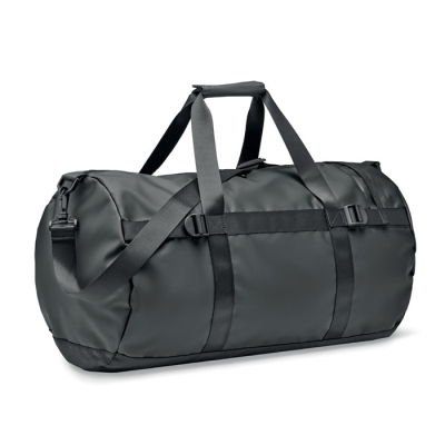 Picture of SPORTS BAG in 50C Tarpaulin in Black.