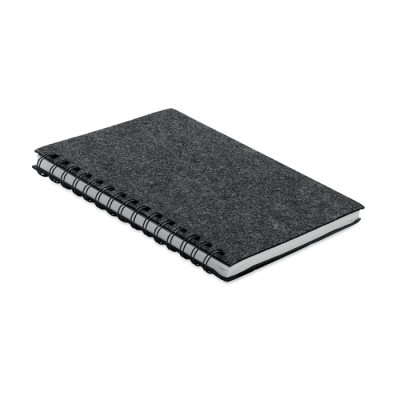 Picture of A5 RPET FELT COVER NOTE BOOK
