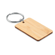 Picture of RECTANGULAR BAMBOO KEYRING in Brown