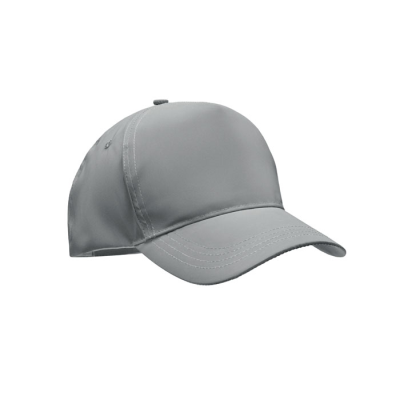 Picture of 5 PANEL REFLECTIVE BASEBALL CAP in Silver