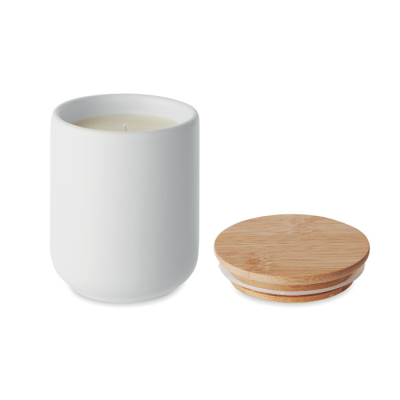 Picture of PLANT BASED WAX CANDLE 200 GR in White.