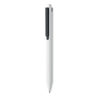 Picture of RECYCLED ABS PUSH BUTTON PEN in Black.