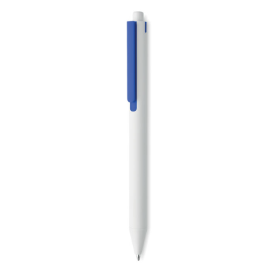 Picture of RECYCLED ABS PUSH BUTTON PEN in Blue