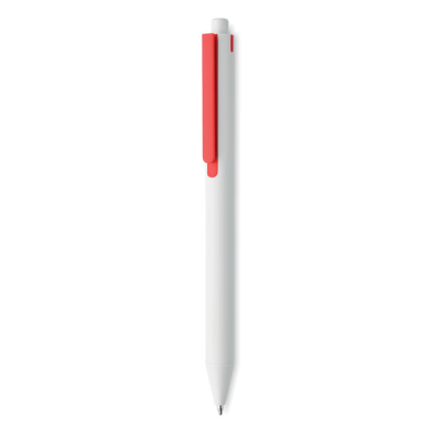 Picture of RECYCLED ABS PUSH BUTTON PEN in Red