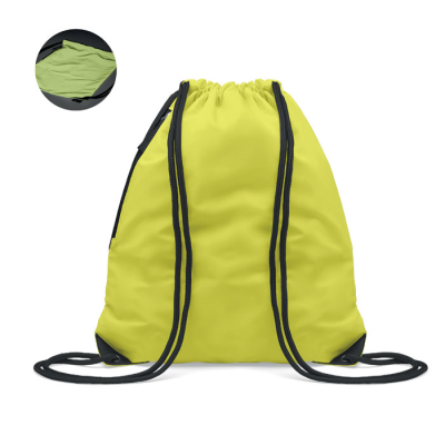 Picture of BRIGHTNING DRAWSTRING BAG in Yellow