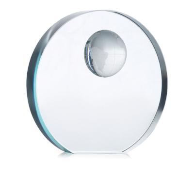 Picture of GLOBE GLASS TROPHY AWARD in White