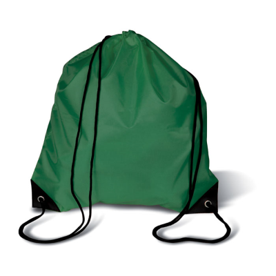 Picture of 190T POLYESTER DRAWSTRING BAG in Green