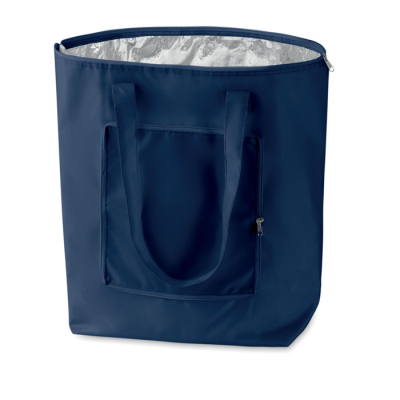 Picture of FOLDING COOLER SHOPPER TOTE BAG in Blue.