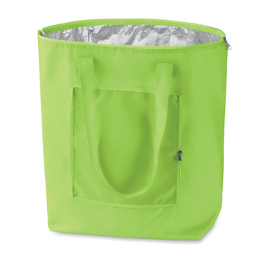 Picture of FOLDING COOLER SHOPPER TOTE BAG in Lime