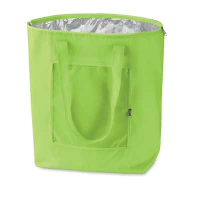 Picture of FOLDING COOLER SHOPPER TOTE BAG in Lime.