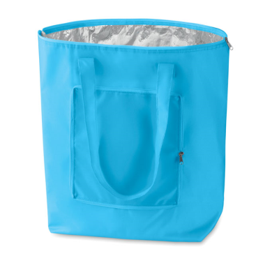 Picture of FOLDING COOLER SHOPPER TOTE BAG in Heaven Blue