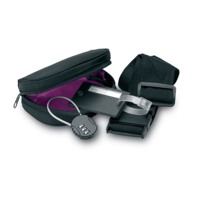 Picture of 3 PIECE TRAVEL SET in Black.