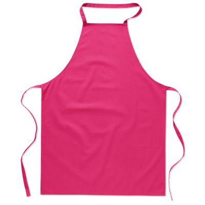 Picture of KITCHEN APRON in Cotton in Pink