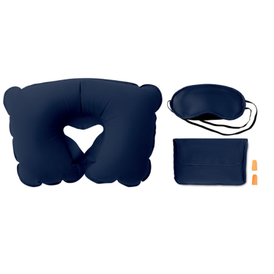 Picture of SET W &  PILLOW EYE MASK PLUGS in Blue