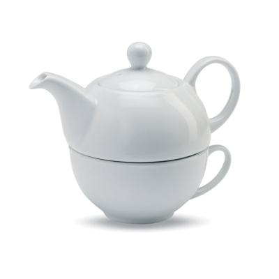 Picture of TEA POT AND CUP SET 400 ML