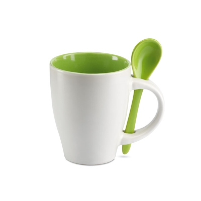 Picture of BICOLOUR MUG with Spoon 250 Ml