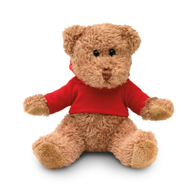 Picture of TEDDY BEAR PLUS with Hooded Hoody in Red