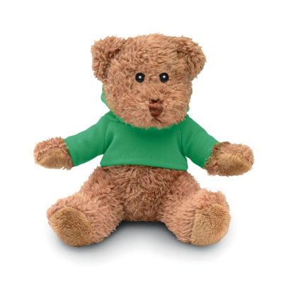 Picture of TEDDY BEAR PLUS with Hooded Hoody in Green.