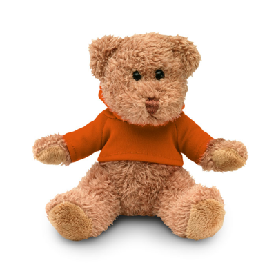 Picture of TEDDY BEAR PLUS with Hooded Hoody in Orange