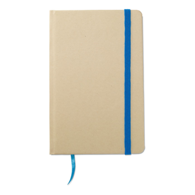 Picture of A6 RECYCLED NOTE BOOK 96 PLAIN in Blue.
