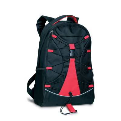 Picture of ADVENTURE BACKPACK RUCKSACK in Red.