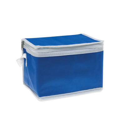 Picture of NONWOVEN 6 CAN COOL BAG in Blue