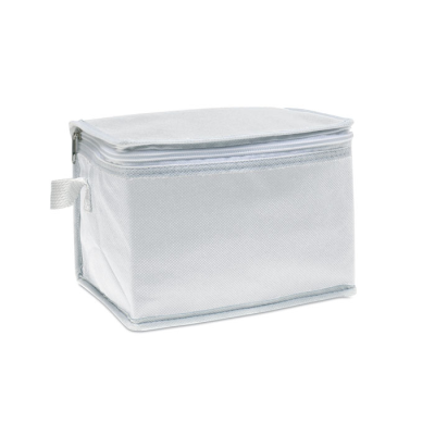 Picture of NONWOVEN 6 CAN COOL BAG in White