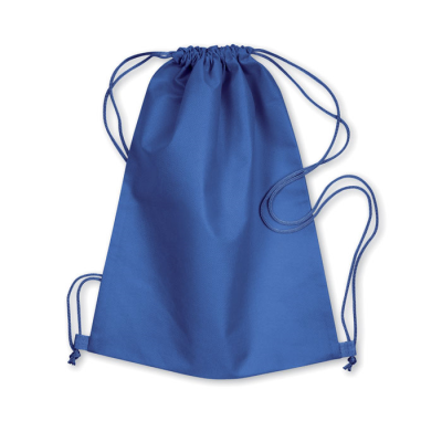 Picture of 80G NONWOVEN DRAWSTRING BAG in Blue.