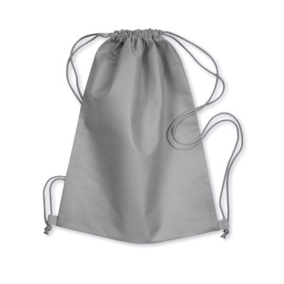 Picture of 80G NONWOVEN DRAWSTRING BAG in Grey.