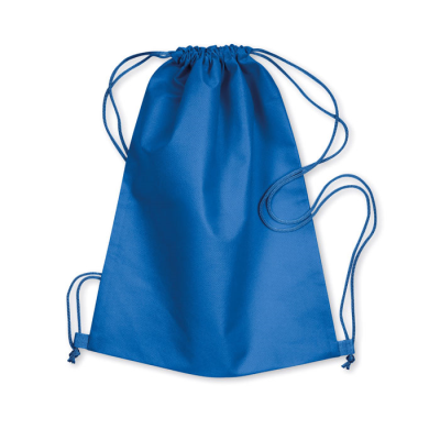 Picture of 80G NONWOVEN DRAWSTRING BAG in Royal Blue.