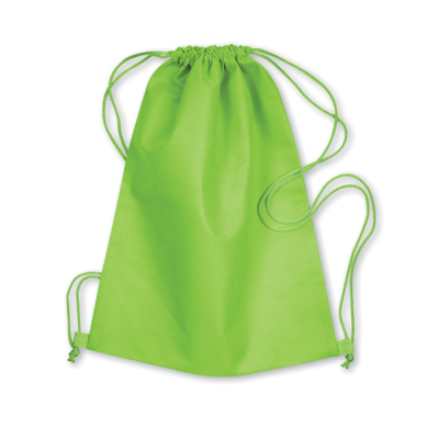 Picture of 80G NONWOVEN DRAWSTRING BAG in Lime