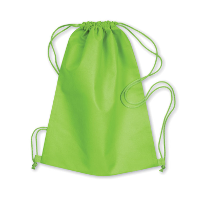 Picture of 80G NONWOVEN DRAWSTRING BAG in Lime.