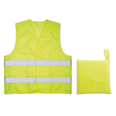 HyVIZ Adjustable Mesh Waistcoat With Mobile Pocket Reflective EN1150 Pink Yellow 