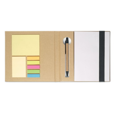 Picture of NOTE BOOK with Memo Set & Pen in Black.