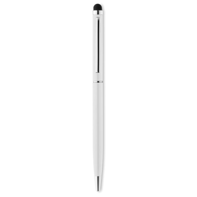 Picture of TWIST AND TOUCH BALL PEN in White.