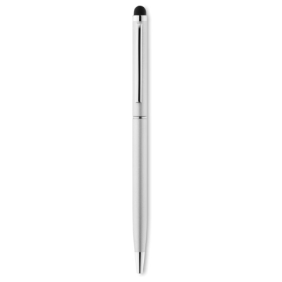 Picture of TWIST AND TOUCH BALL PEN in Matt Silver.