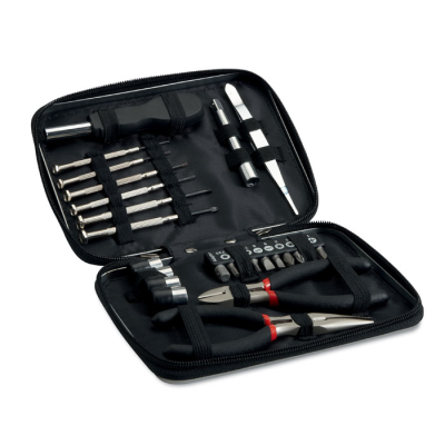 Picture of 26 PCS TOOL in Aluminium Metal Case in Black.