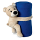 Picture of FLEECE BLANKET with Bear in Blue