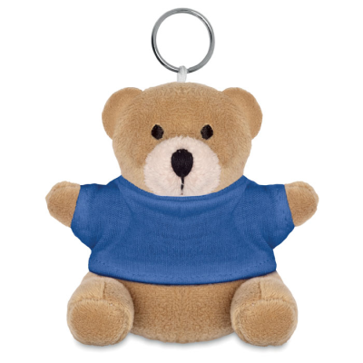 Picture of TEDDY BEAR KEYRING in Blue