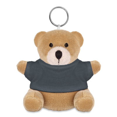 Picture of TEDDY BEAR KEYRING in Grey
