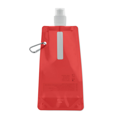 Picture of FOLDING WATER BOTTLE in Red