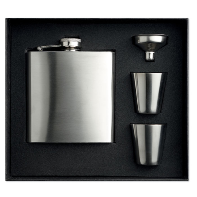 Picture of SLIM HIP FLASK W 2 CUP SET