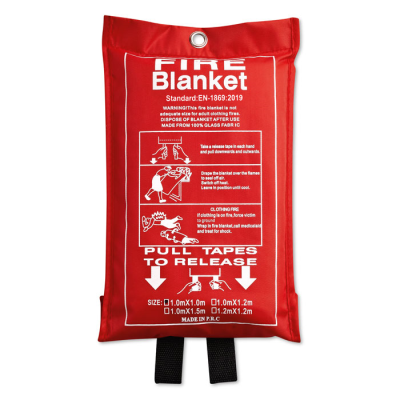 Picture of FIRE BLANKET in Pouch 100X95cm in Red.