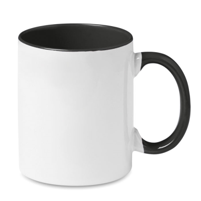 Picture of COLOUR SUBLIMATION MUG in Black