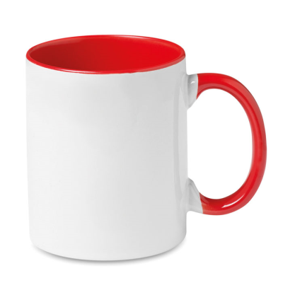 Picture of COLOUR SUBLIMATION MUG in Red