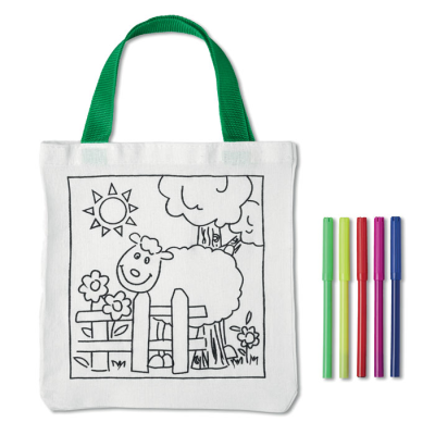 Picture of TOTE BAG in White.