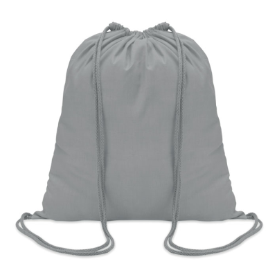 Picture of 100G COTTON DRAWSTRING BAG in Grey