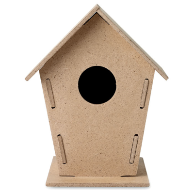 Picture of WOOD BIRD HOUSE in Brown